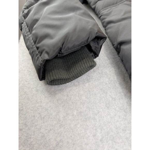 London Fog Women's LG Puffer Jacket Coat Gray Hooded Parka Down And Feather Fill - Picture 8 of 12